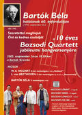 A 10 ves Bozsodi Quartett jubileumi hangversenye